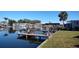 Private dock with access to the waterway at 1432 South Shore Dr, Tavares, FL 32778