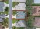 Aerial view that show the property lines of the house at 20744 Queen Alexandra Dr, Leesburg, FL 34748