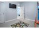 This bedroom boasts an en suite bath, making it an ideal space for relaxation and personal care at 2150 White Dahlia Dr, Apopka, FL 32712