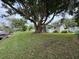 Home's backyard features a large tree and canal view at 530 Mar Nan Mar Place, Clermont, FL 34711