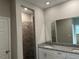 Modern bathroom with double vanity and shower at 733 Prado Grande Ave, Haines City, FL 33844