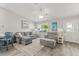 Comfortable living room with neutral tones, lots of natural light and stylish furniture at 1233 Carvello Dr, The Villages, FL 32162