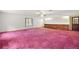 Large basement with pink carpeting and built in cabinets at 34620 Galla Rd, Fruitland Park, FL 34731