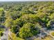 An aerial view of a wooded lot in a residential neighborhood at Tbd E Jackson Ave, Mount Dora, FL 32757