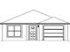 Charming single-story home with attached garage, covered entry, and a symmetrical facade at Tbd E Jackson Ave, Mount Dora, FL 32757