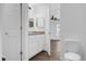 Clean bathroom with vanity, toilet, and separate shower at Tbd S Central Ave # Parcel C, Apopka, FL 32703