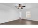 Well-lit bedroom with ceiling fan and hardwood floors at Tbd S Central Ave # Parcel C, Apopka, FL 32703