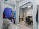 Home office with built-in shelving and window seat at 10994 Se 168Th Loop, Summerfield, FL 34491
