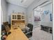 Home office with custom cabinetry and access to a large closet at 10994 Se 168Th Loop, Summerfield, FL 34491
