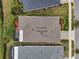 Overhead view of home showcasing roof and backyard at 537 Narrow View Ln, Groveland, FL 34736