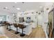 Modern kitchen with granite countertops and island at 537 Narrow View Ln, Groveland, FL 34736