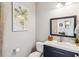 Clean and modern bathroom with a vanity and toilet at 2197 Pearl Cider St, Orlando, FL 32824