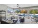 Relaxing covered patio overlooking the pool and spa at 2197 Pearl Cider St, Orlando, FL 32824