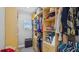 Bright walk-in closet with ample shelving and hanging space at 2197 Pearl Cider St, Orlando, FL 32824