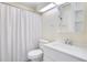 Simple bathroom with white vanity and shower at 200 Willow Brook Dr, Leesburg, FL 34748