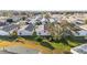Aerial view of a single-Gathering home in a community of similar houses at 2907 Barboza Dr, The Villages, FL 32162