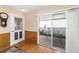 Dining area with sliding glass doors to backyard at 2907 Barboza Dr, The Villages, FL 32162