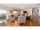 Relaxing living room with comfortable seating and hardwood floors at 2907 Barboza Dr, The Villages, FL 32162