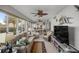Relaxing sunroom offering comfortable seating and plenty of natural light at 3248 Killington Loop, The Villages, FL 32163
