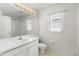 Simple bathroom with single vanity and shower/tub combo at 3806 Doune Way, Clermont, FL 34711