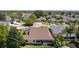Aerial view of house and surrounding landscape at 546 Foxfield Path, The Villages, FL 32162