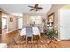 Bright dining area with hardwood floors and decorative rug at 603 San Pedro Dr, Lady Lake, FL 32159