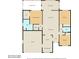 Detailed floor plan illustrating the layout of the home with labeled rooms and dimensions at 603 San Pedro Dr, Lady Lake, FL 32159