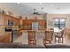 Modern kitchen featuring granite counters, stainless steel appliances, and an island at 11038 Se 170Th Lane Rd, Summerfield, FL 34491