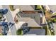 Aerial view showcasing the home's layout and landscaping at 17113 Se 78Th Larchmont Ct, The Villages, FL 32162