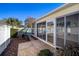 Spacious patio with brick pavers, providing ample outdoor living space at 17113 Se 78Th Larchmont Ct, The Villages, FL 32162