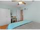 Bedroom with built-in closet and home office space at 17466 Se 75Th Coachman Ct, The Villages, FL 32162