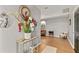 Living room with hardwood floors and decorative accents at 26650 Pelican St, Eustis, FL 32736