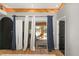 Bedroom with sliding glass doors leading to a relaxing patio at 26650 Pelican St, Eustis, FL 32736