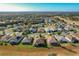 Aerial view of a residential neighborhood at 27103 Camerons Run, Leesburg, FL 34748