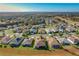 Aerial view of a residential neighborhood at 27103 Camerons Run, Leesburg, FL 34748