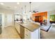 Modern kitchen with stainless steel appliances and granite countertops at 27103 Camerons Run, Leesburg, FL 34748