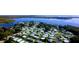 Aerial view of the community, highlighting its layout and proximity to the lake at 30 Riverview Dr, Fruitland Park, FL 34731