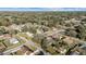 An aerial view of a neighborhood showing the property lines of various homes in a suburban setting at 5640 Se 21St Ln, Ocala, FL 34480