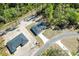 Overhead shot of the house, driveway, and backyard at 91 Locust Loop, Ocala, FL 34472
