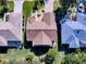 Aerial view of a house and surrounding neighborhood at 16914 Se 96Th Chapelwood Cir, The Villages, FL 32162
