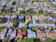 Aerial view of neighborhood with single Gathering homes at 16914 Se 96Th Chapelwood Cir, The Villages, FL 32162