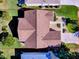 Aerial view of a house and surrounding neighborhood at 16914 Se 96Th Chapelwood Cir, The Villages, FL 32162