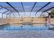 Spacious screened-in pool with a relaxing atmosphere at 3113 Sweetgum St, The Villages, FL 32163