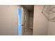 Small walk-in closet with door, wire shelving, and access to other rooms at 1710 Summer Rose Dr, Mount Dora, FL 32757