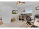 Home office with a desk, chair, and window at 1741 Bonser Rd, Minneola, FL 34715