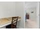 Convenient home office space with granite countertop and built-in desk at 1741 Bonser Rd, Minneola, FL 34715