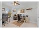 Home office with desk, chair, and ample natural light at 1741 Bonser Rd, Minneola, FL 34715