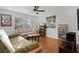 Versatile loft with comfortable seating and plenty of shelving at 1741 Bonser Rd, Minneola, FL 34715