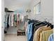 Large walk-in closet with ample hanging space and shelving at 1741 Bonser Rd, Minneola, FL 34715