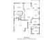 Detailed floor plan of the home layout, showing room dimensions and layout at 1828 Feliciana Ter, The Villages, FL 32162